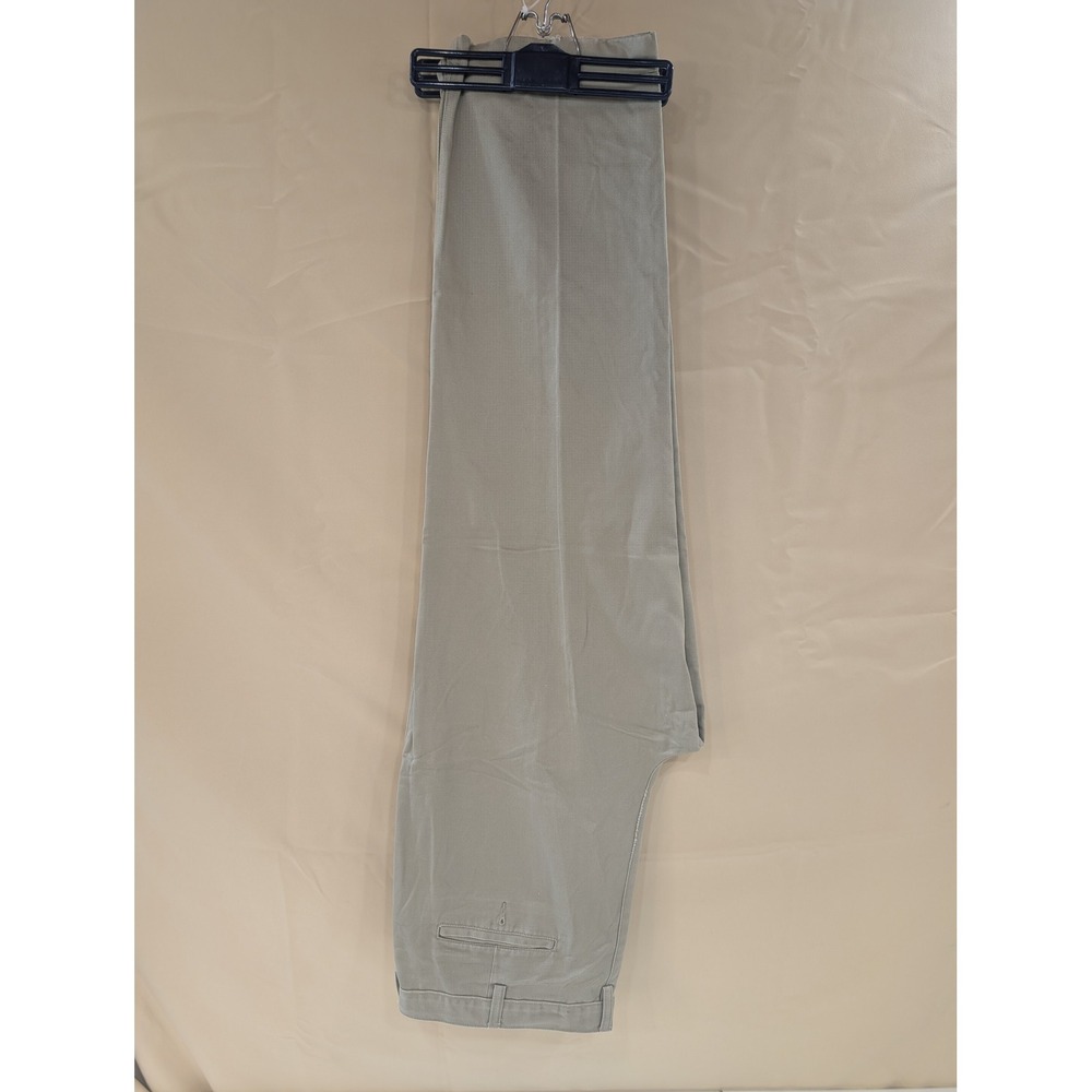 Saddlebred‎ Men's Khaki Pants 38Wx32L 100% Cotton Everyday Casual Trousers WEAR - Picture 3 of 6